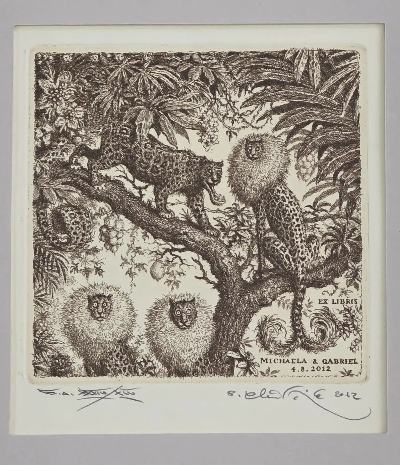 Exlibris Michaela & Gabriel 